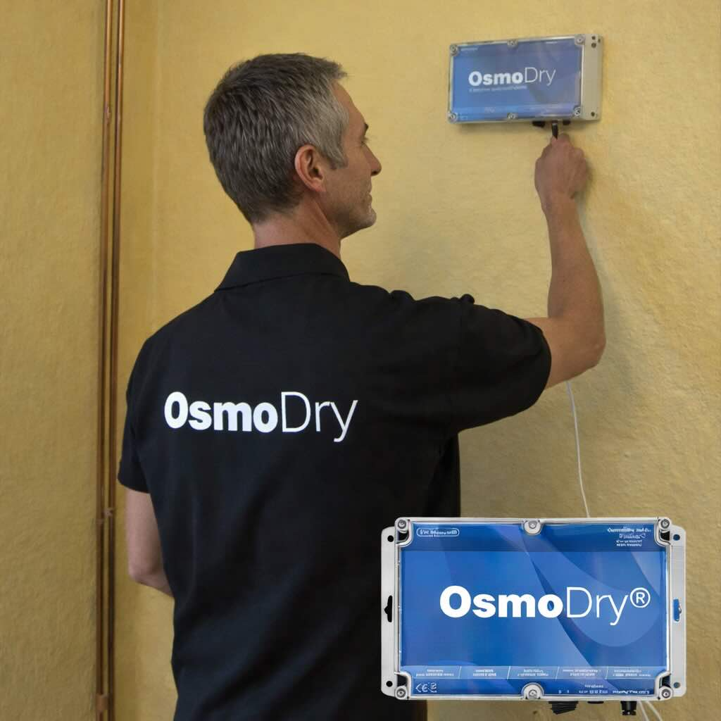 Installation du système OsmoDry® au mur